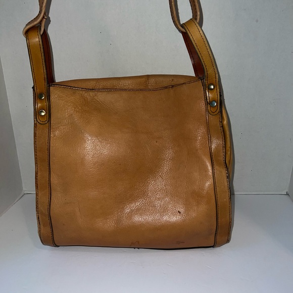 Vintage Leather Satchel Bag - Picture 15 of 16